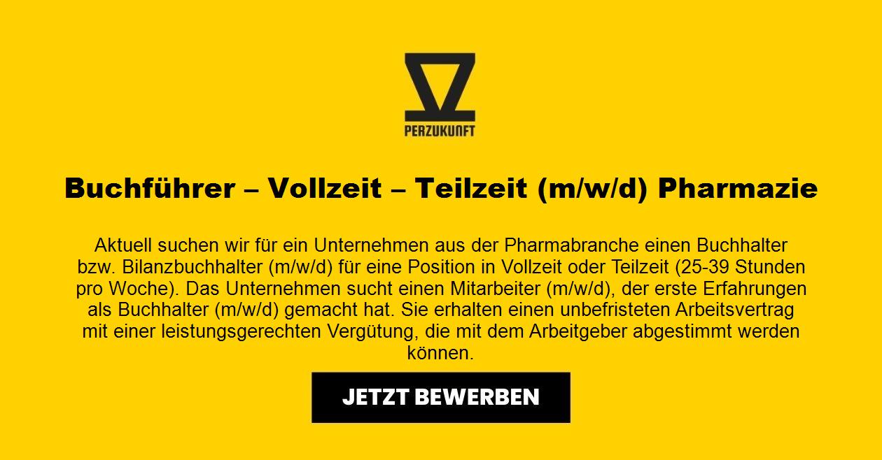 Buchführer – Vollzeit – Teilzeit (m/w/d) Pharmazie