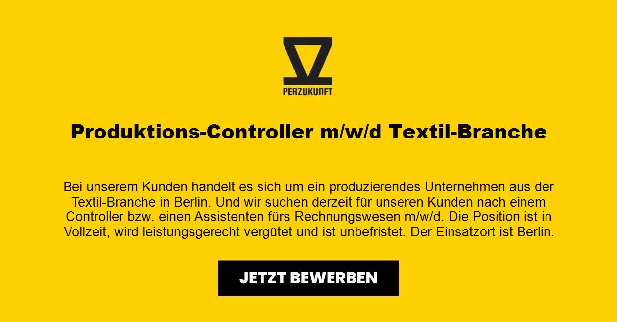 Produktions-Controller m/w/d Textil-Branche