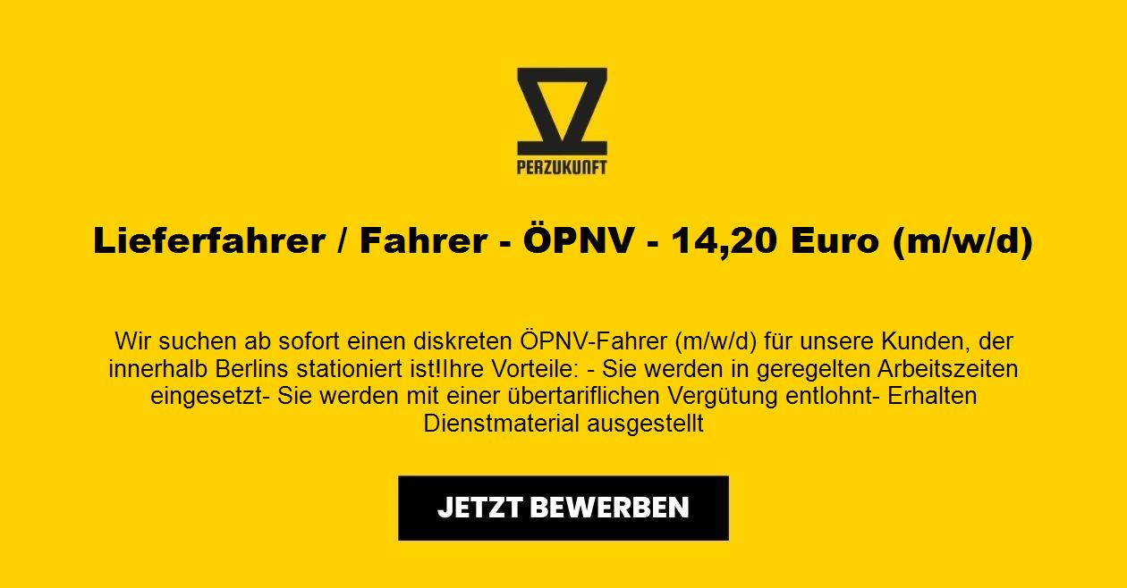 Lieferfahrer / Fahrer - ÖPNV - 14,20 Euro (m/w/d)