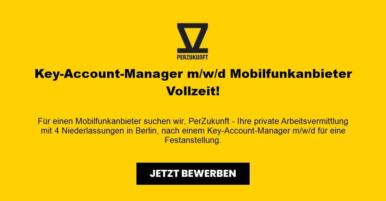 Key-Account-Manager m/w/d Mobilfunkanbieter Vollzeit!