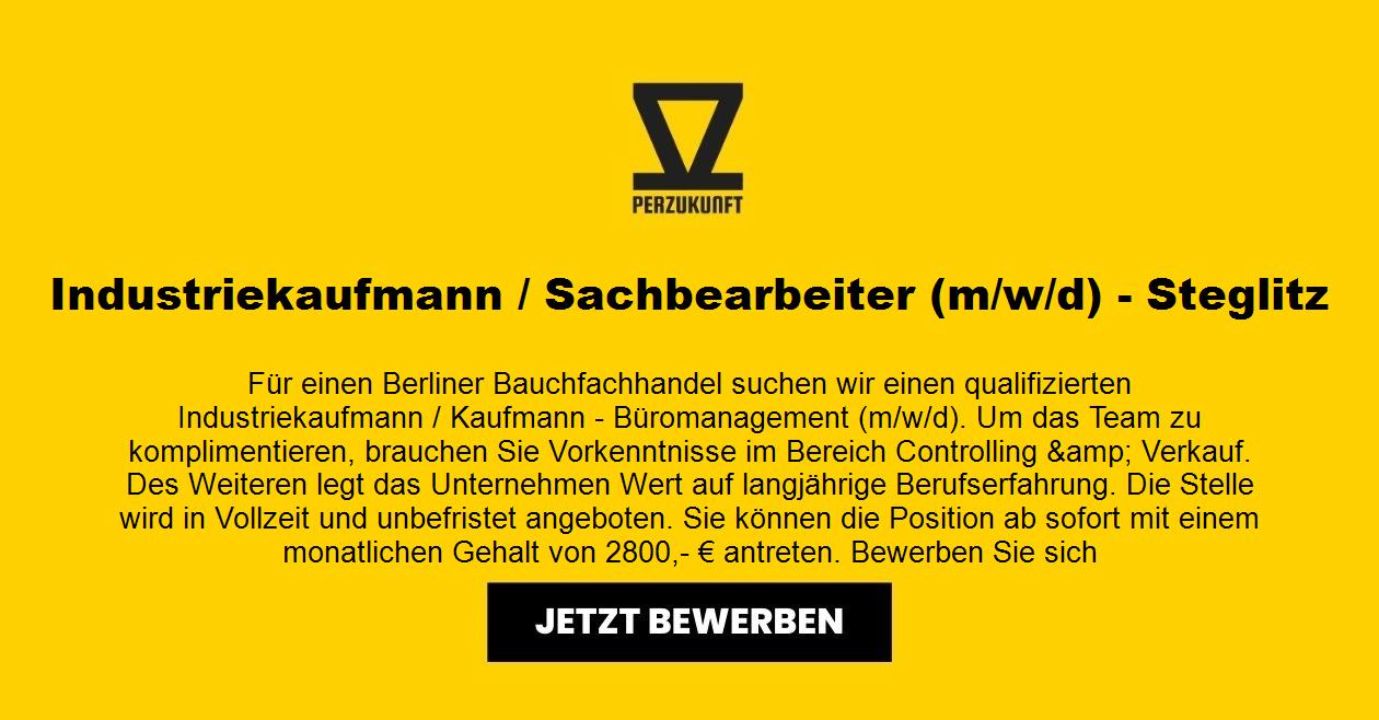 Industriekaufmann / Sachbearbeiter (m/w/d) - Steglitz