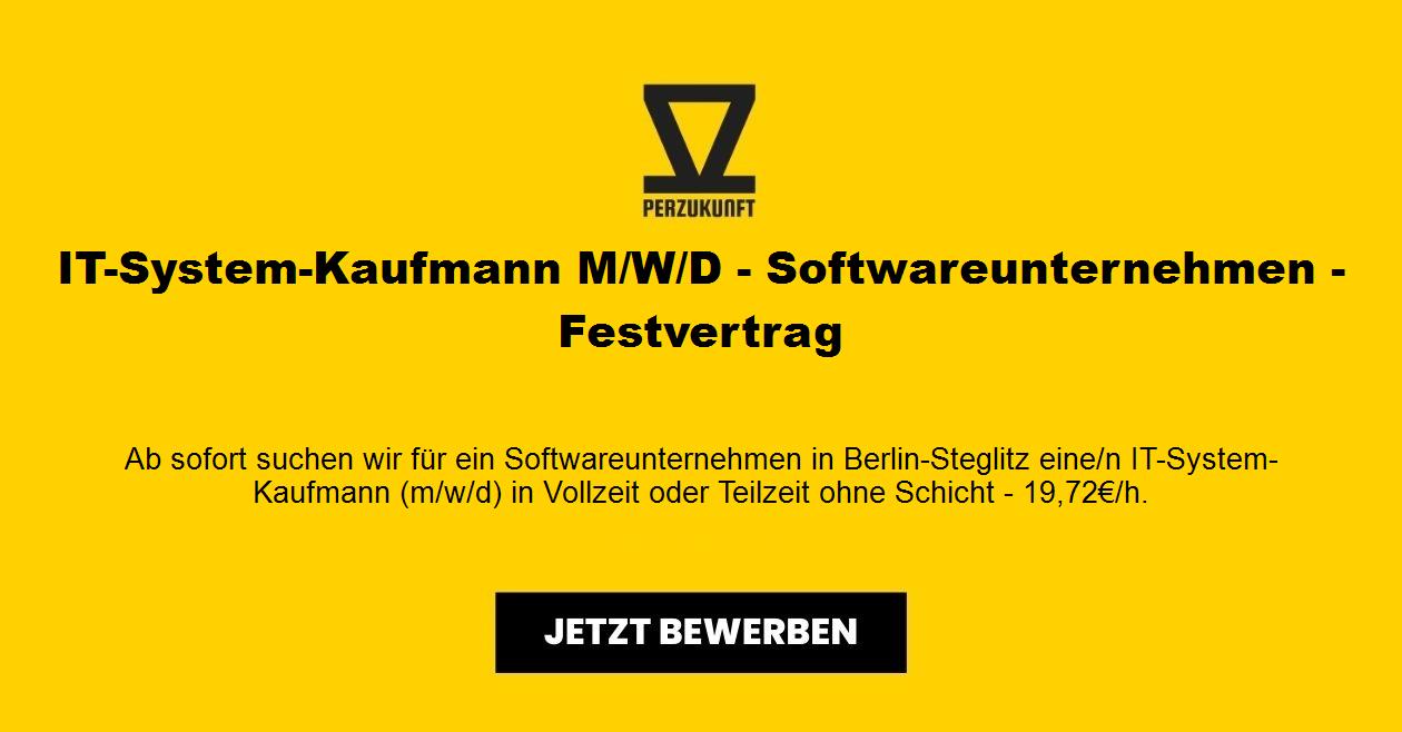 IT-System-Kaufmann m/w/d - Softwareunternehmen - Festvertrag