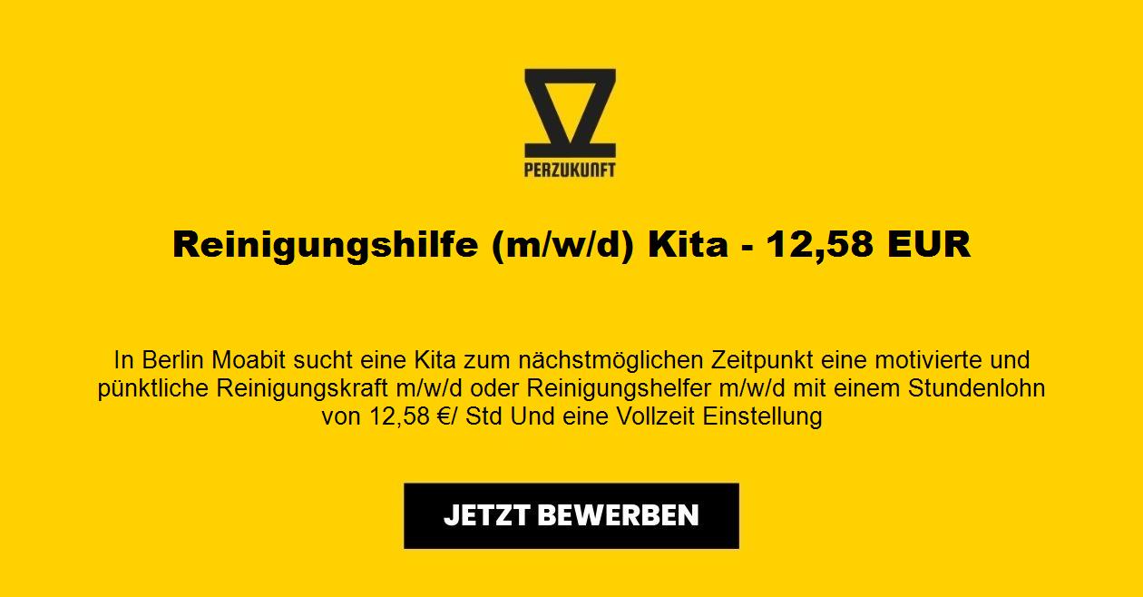 Reinigungshilfe (m/w/d) Kita - 12,58 EUR