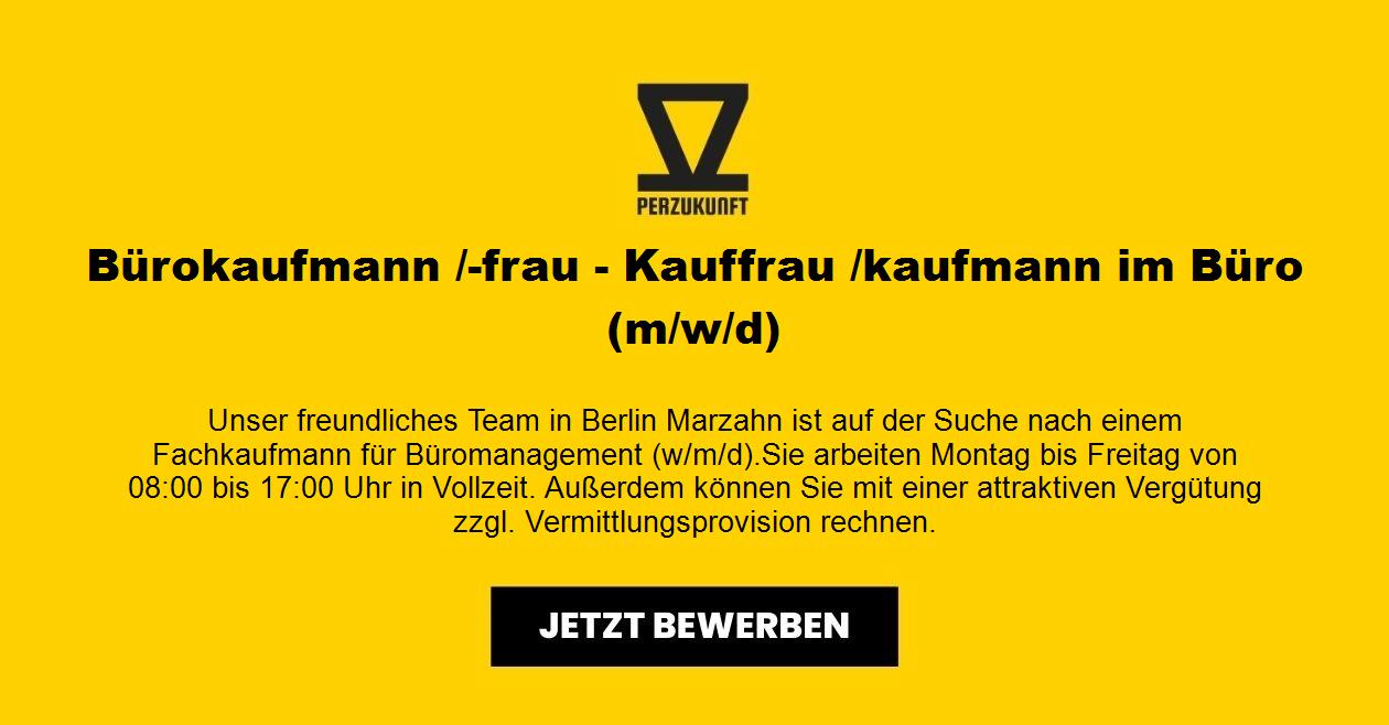 Bürokaufmann /-frau - Kauffrau /kaufmann im Büro (m/w/d)