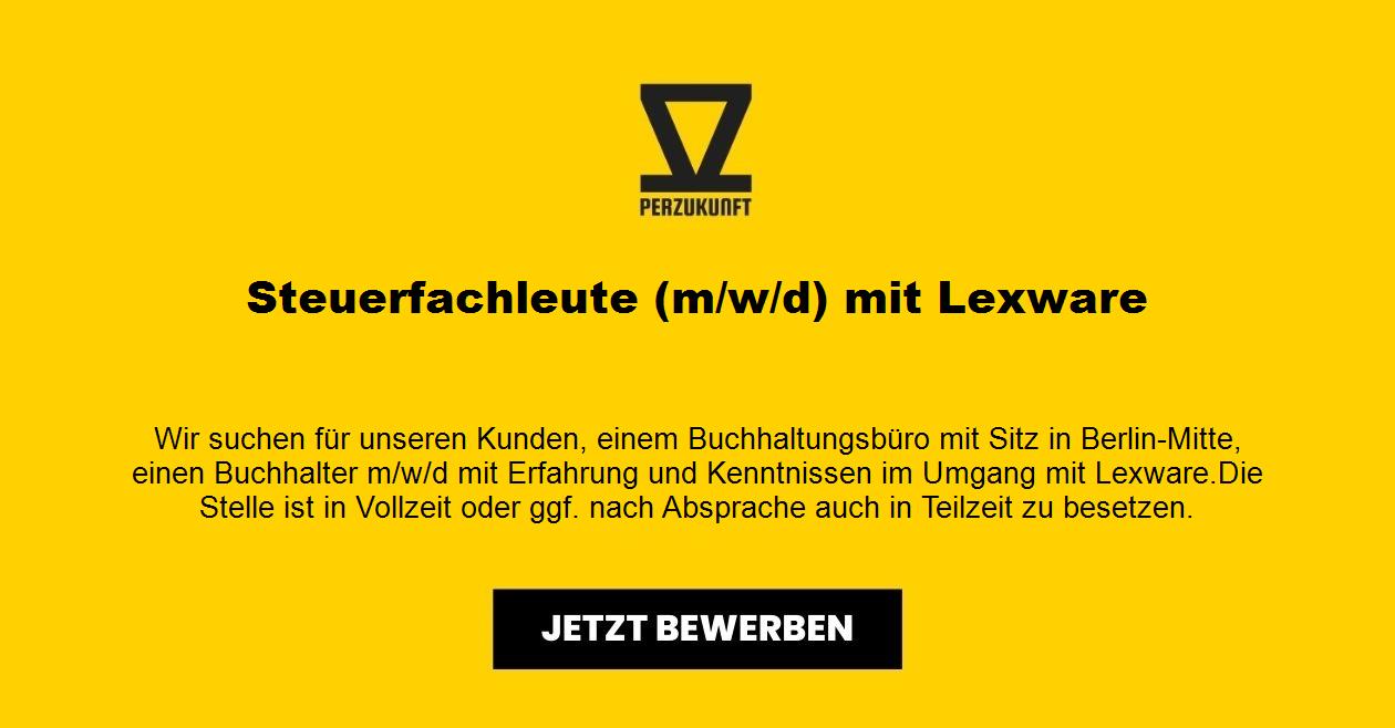 Steuerfachleute (m/w/d) mit Lexware