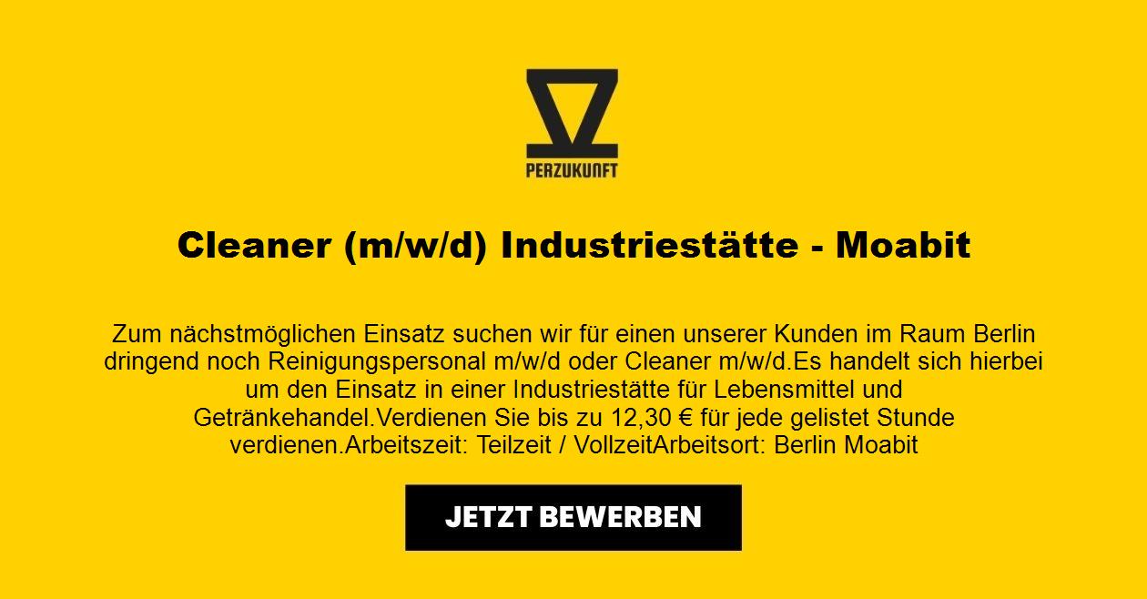Cleaner (m/w/d) Industriestätte - Moabit