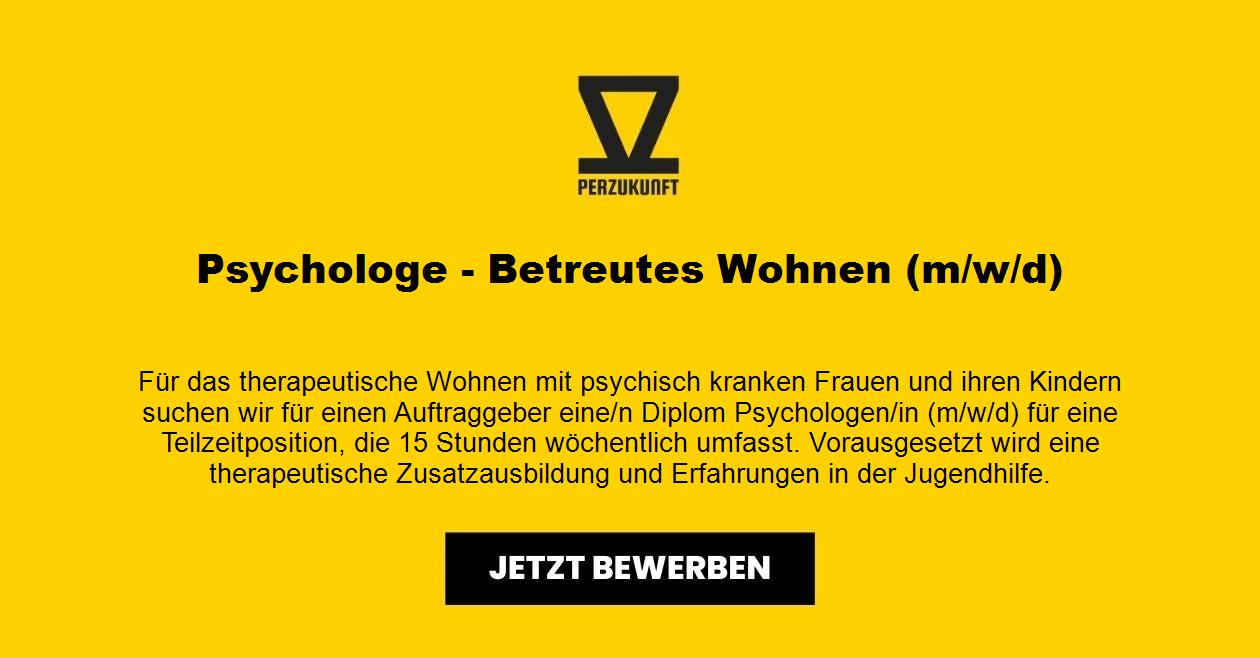 Psychologe - Betreutes Wohnen (m/w/d)