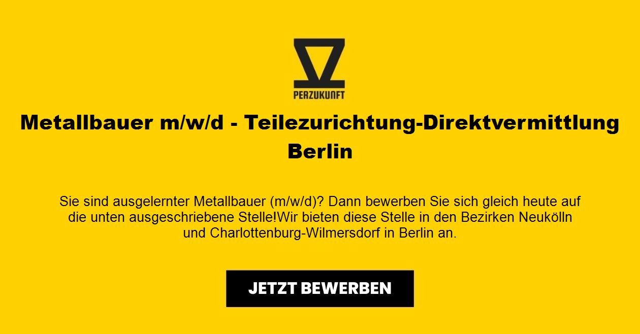 Metallbauer m/w/d - Teilezurichtung-Direktvermittlung Berlin