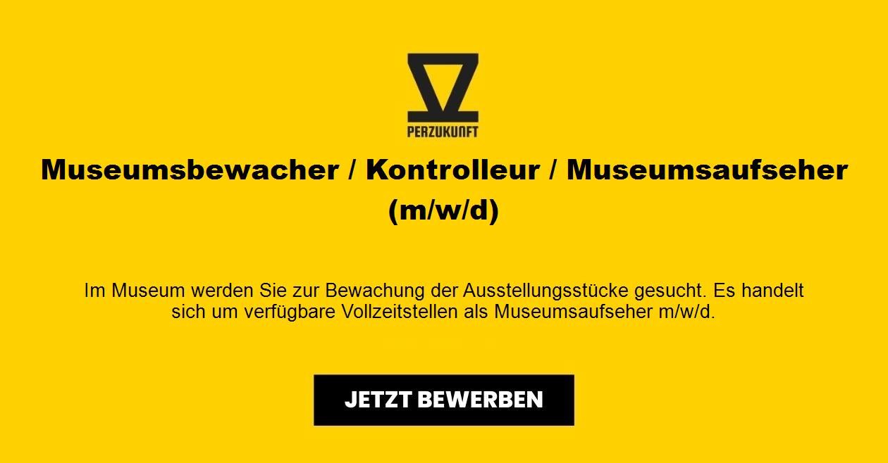 Museumsbewacher / Kontrolleur / Museumsaufseher (M/W/D) PerZukunft
