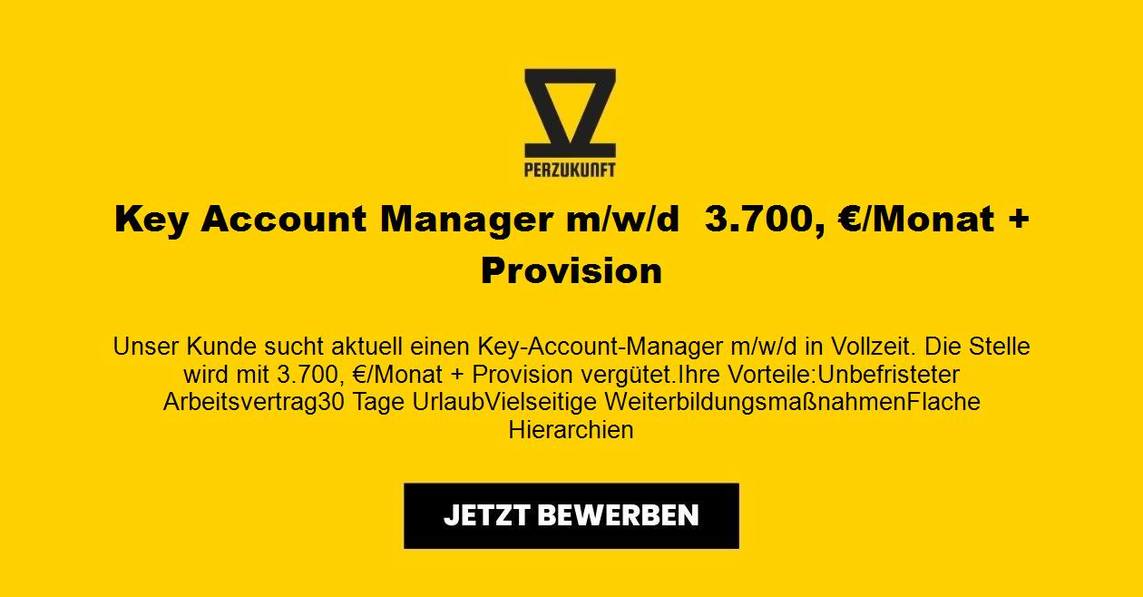 Key Account Manager m/w/d  4202,96 €/Monat + Provision