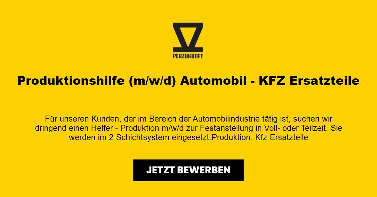 Produktionshilfe (m/w/d) Automobil - KFZ Ersatzteile