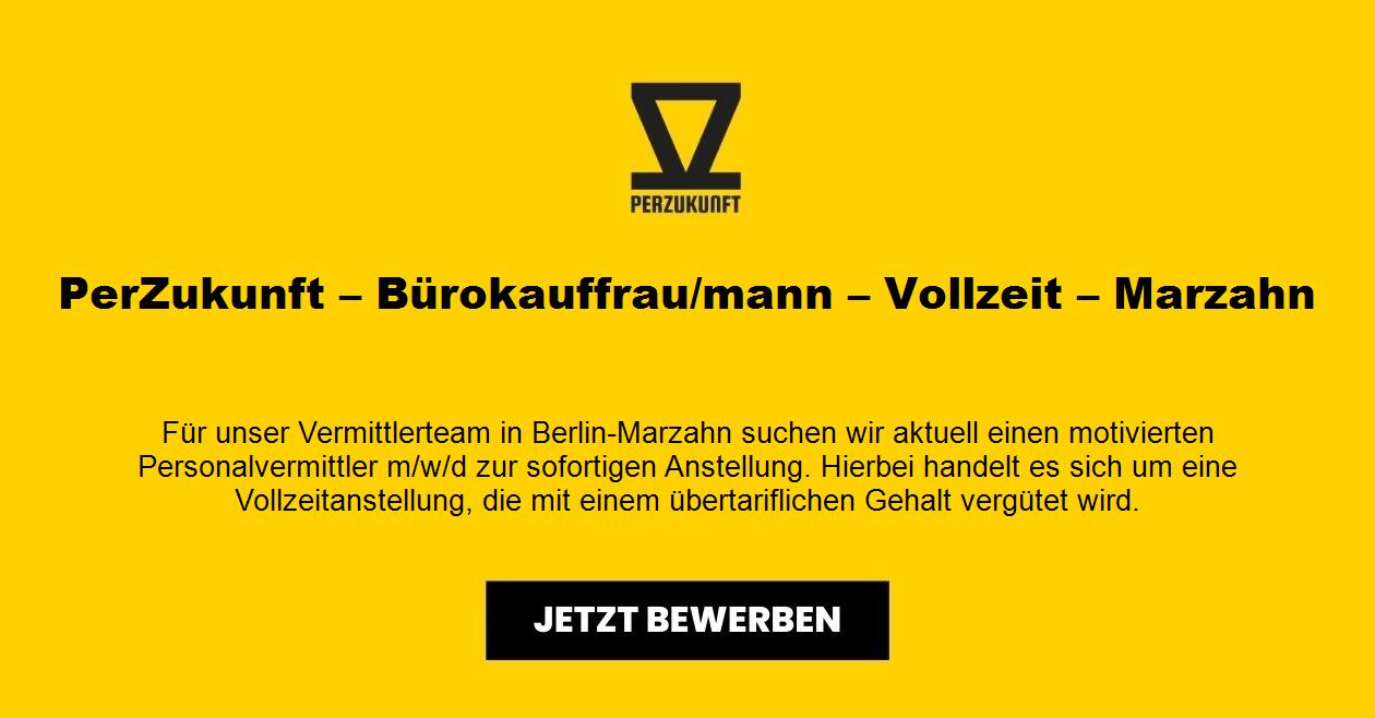 PerZukunft – Bürokauffrau/mann – Vollzeit – Marzahn
