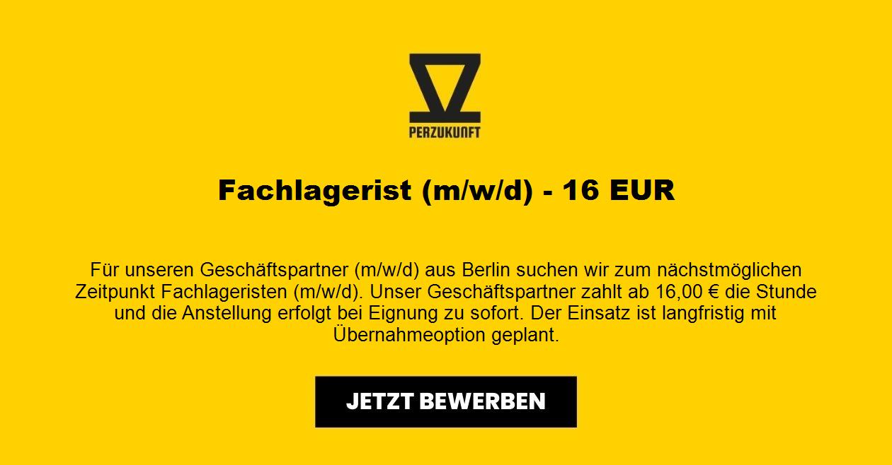 Fachlagerist (m/w/d) - 17,12 EUR