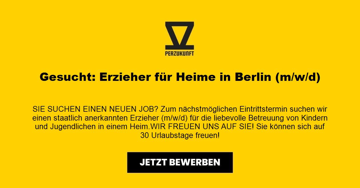 Gesucht: Erzieher für Heime in Berlin (m/w/d)