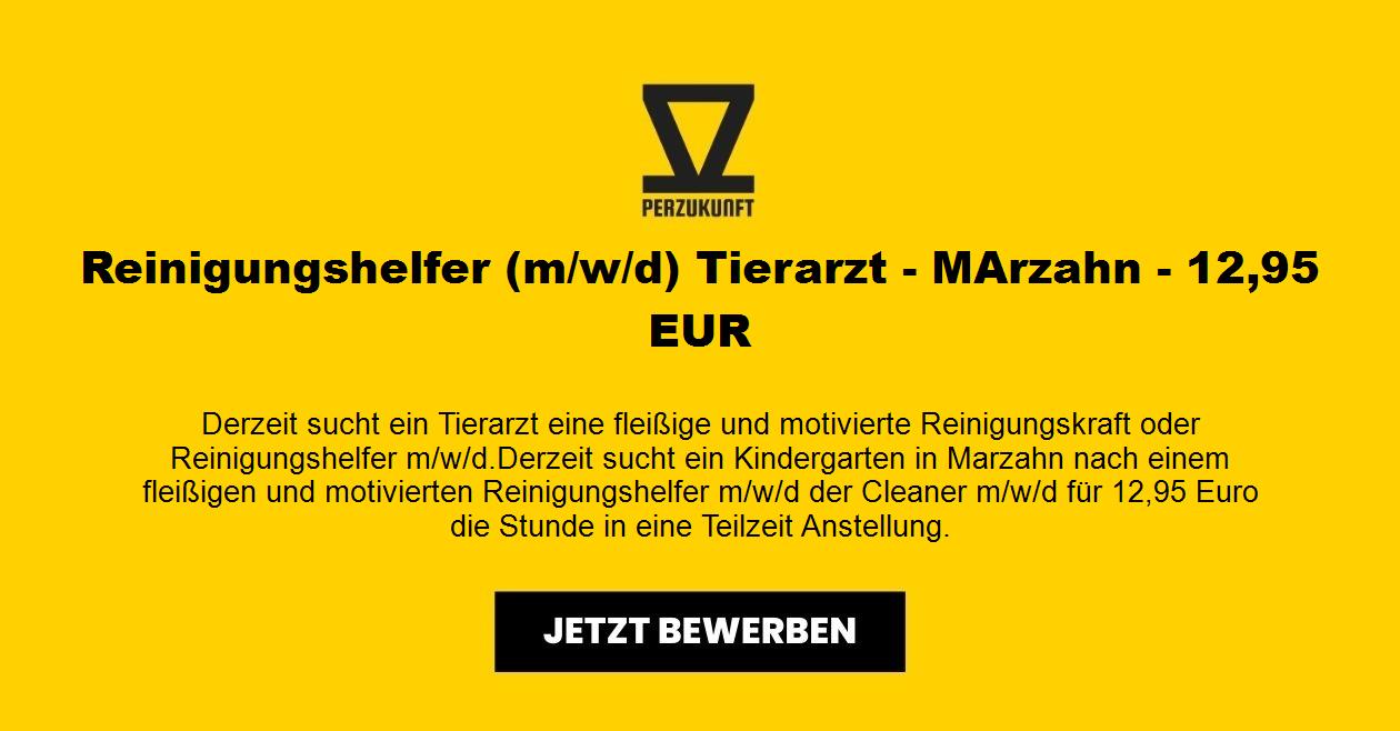 Reinigungshelfer (m/w/d) Tierarzt - MArzahn - 12,95 EUR