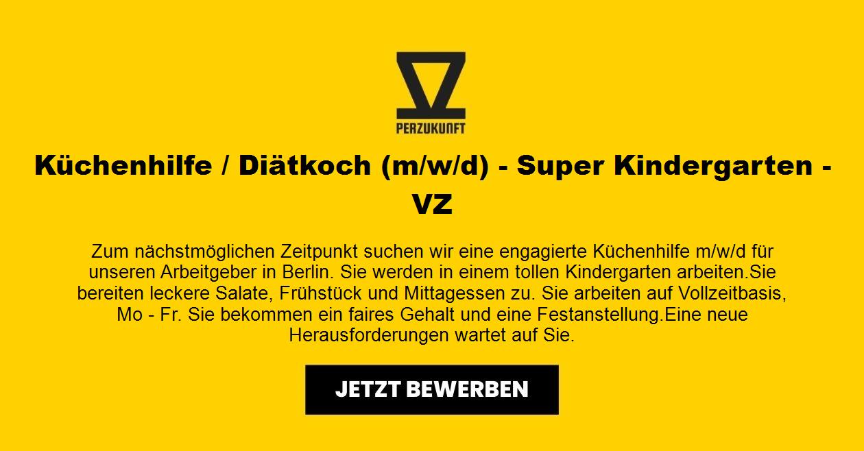 Küchenhilfe / Diätkoch (m/w/d) - Super Kindergarten - VZ