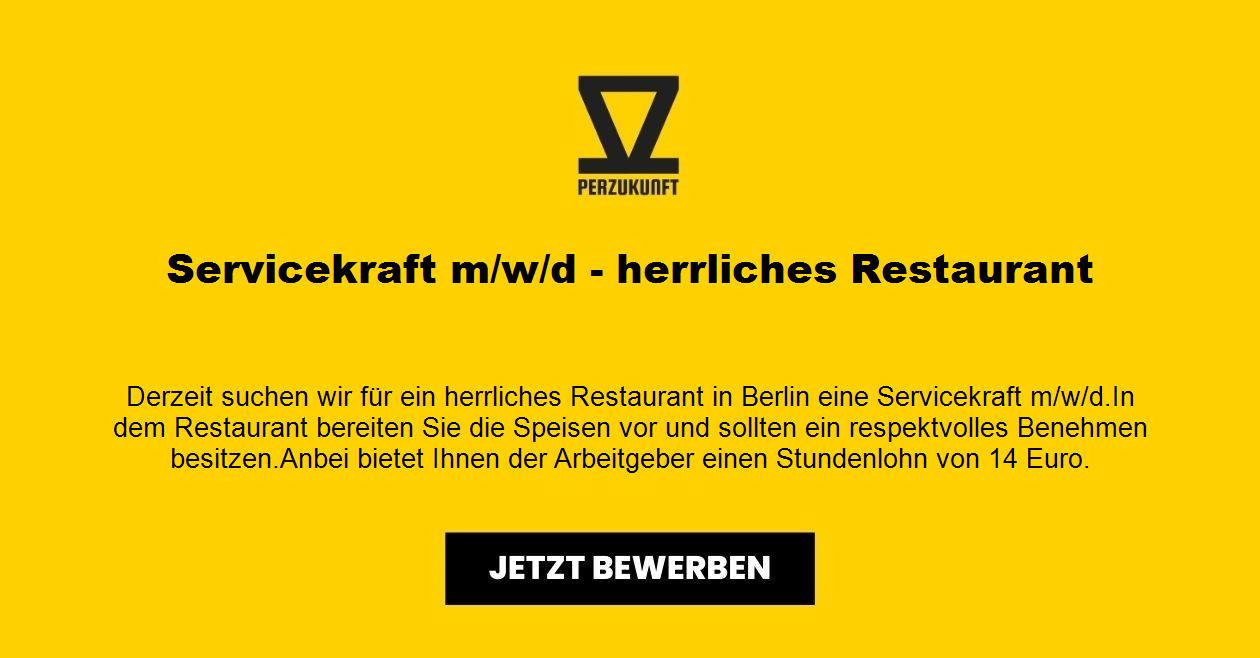 Servicekraft m/w/d - herrliches Restaurant