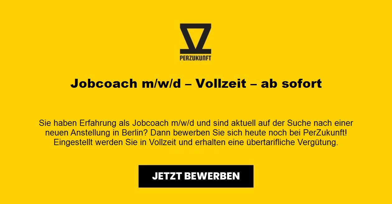 Jobcoach m/w/d – Vollzeit – ab sofort