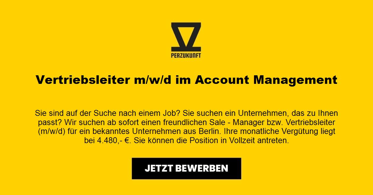 Vertriebsleiter m/w/d im Account Management