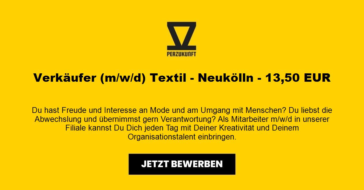 Verkäufer (m/w/d) Textil - Neukölln - 14,93 EUR