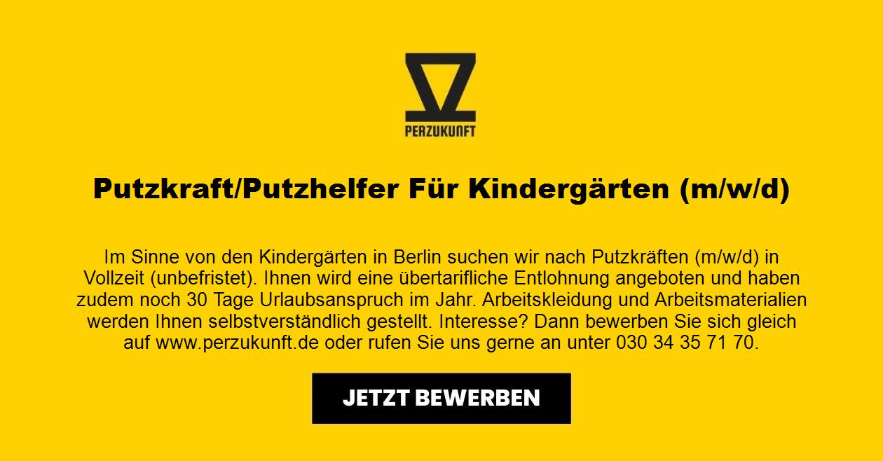 Putzkraft/Putzhelfer Für Kindergärten (m/w/d)
