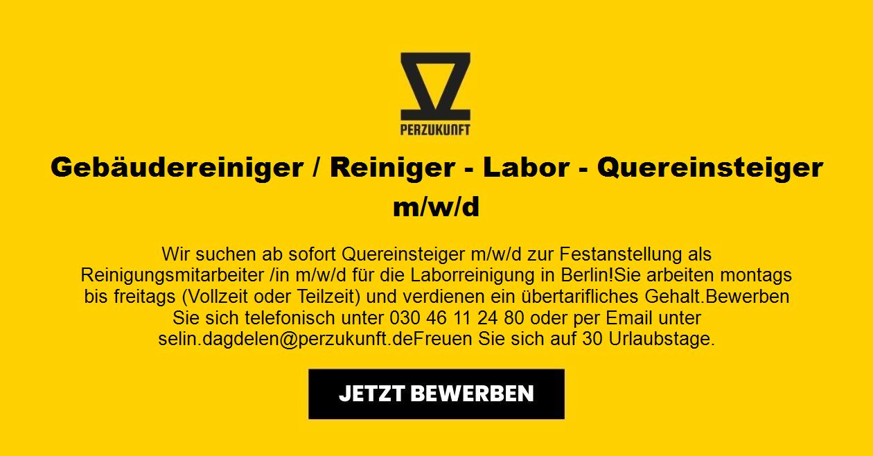 Gebäudereiniger / Reiniger - Labor - Quereinsteiger m/w/d