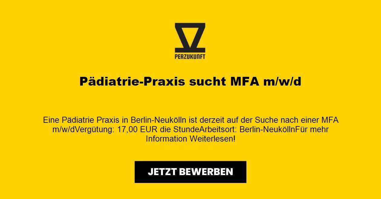 Pädiatrie-Praxis sucht MFA m/w/d