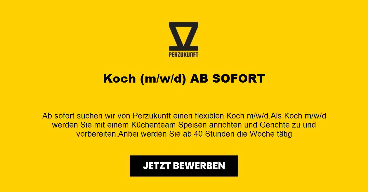 Koch (m/w/d) AB SOFORT