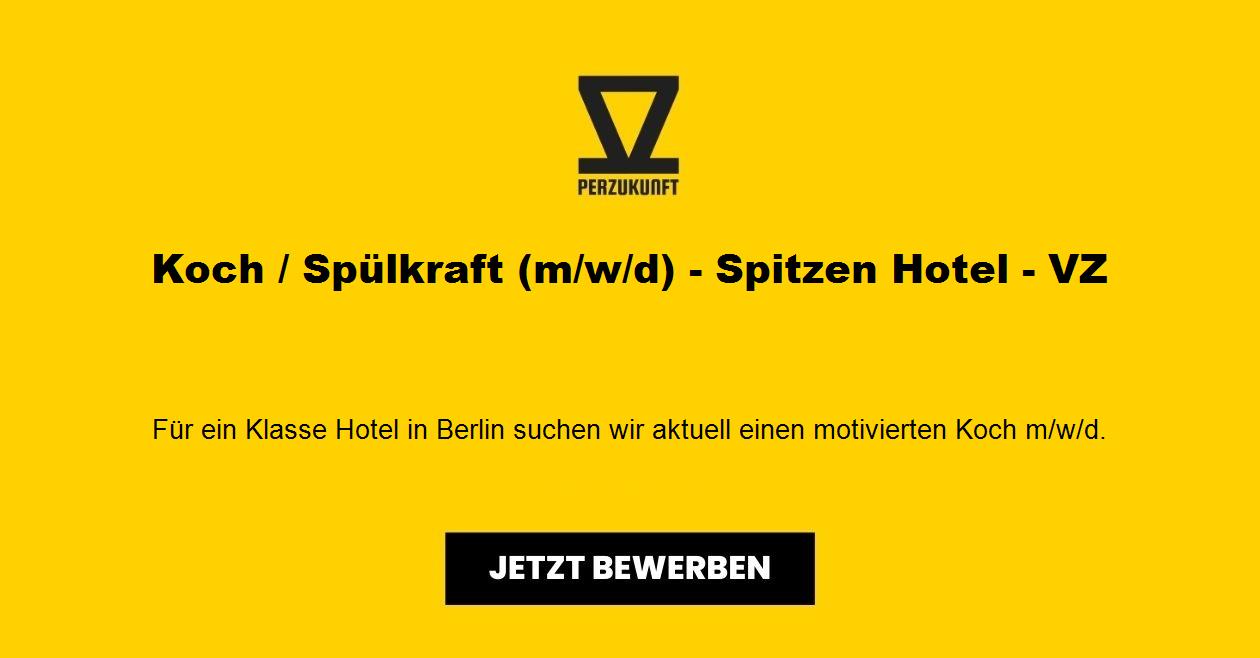 Koch / Spülkraft (m/w/d) - Spitzen Hotel - VZ