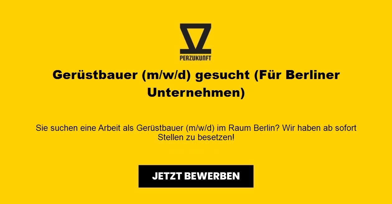 Gerüstbauer (m/w/d) gesucht (Für Berliner Unternehmen)