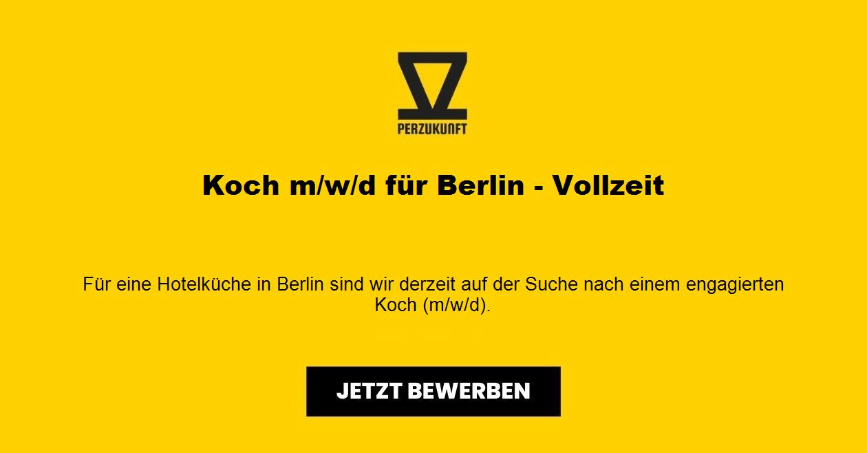 Koch m/w/d für Berlin - Vollzeit