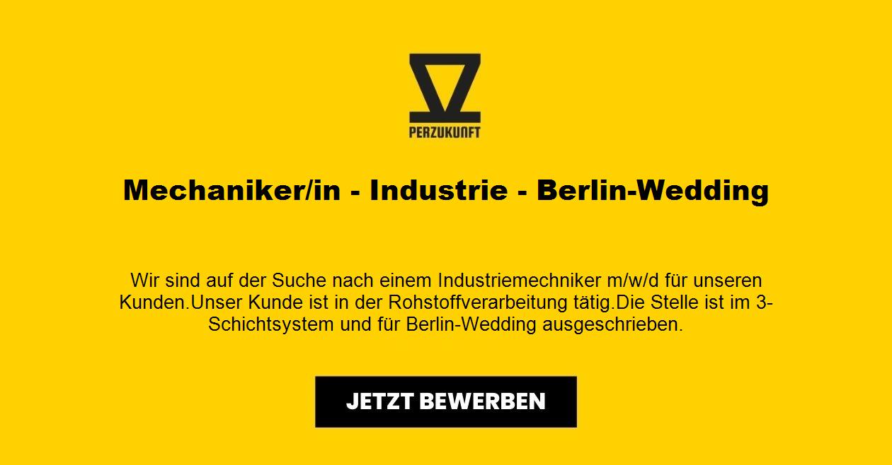 Mechaniker/in - Industrie - Berlin-Wedding