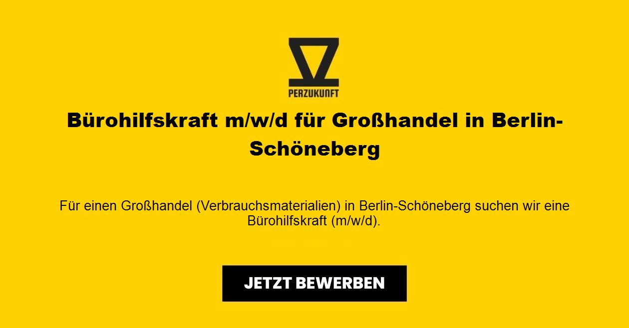 Bürohilfskraft m/w/d für Großhandel in Berlin-Schöneberg