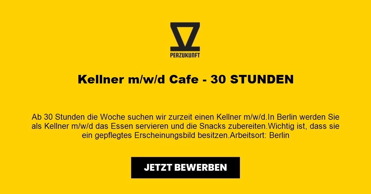 Kellner m/w/d Cafe - 30 STUNDEN