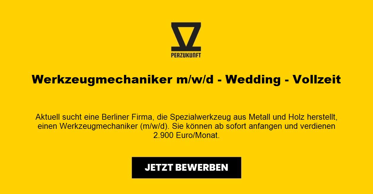 Werkzeugmechaniker m/w/d - Wedding - Vollzeit