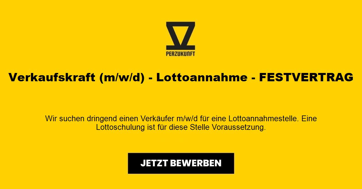 Verkaufskraft (m/w/d) - Lottoannahme - FESTVERTRAG