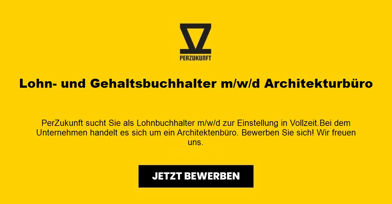 Lohn- und Gehaltsbuchhalter m/w/d Architekturbüro