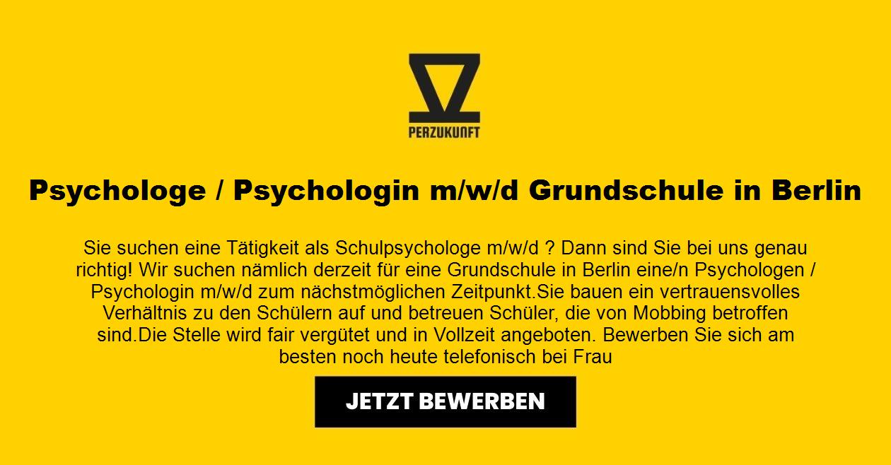 Psychologe / Psychologin m/w/d Grundschule in Berlin