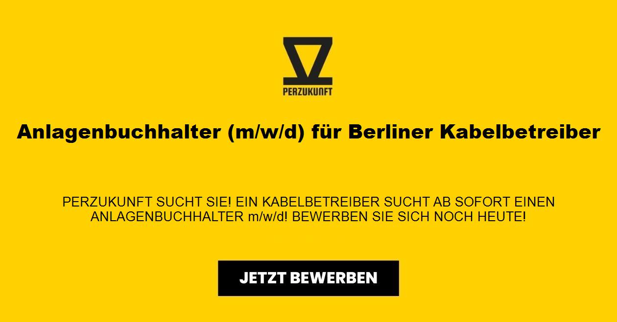 Anlagenbuchhalter (m/w/d) für Berliner Kabelbetreiber