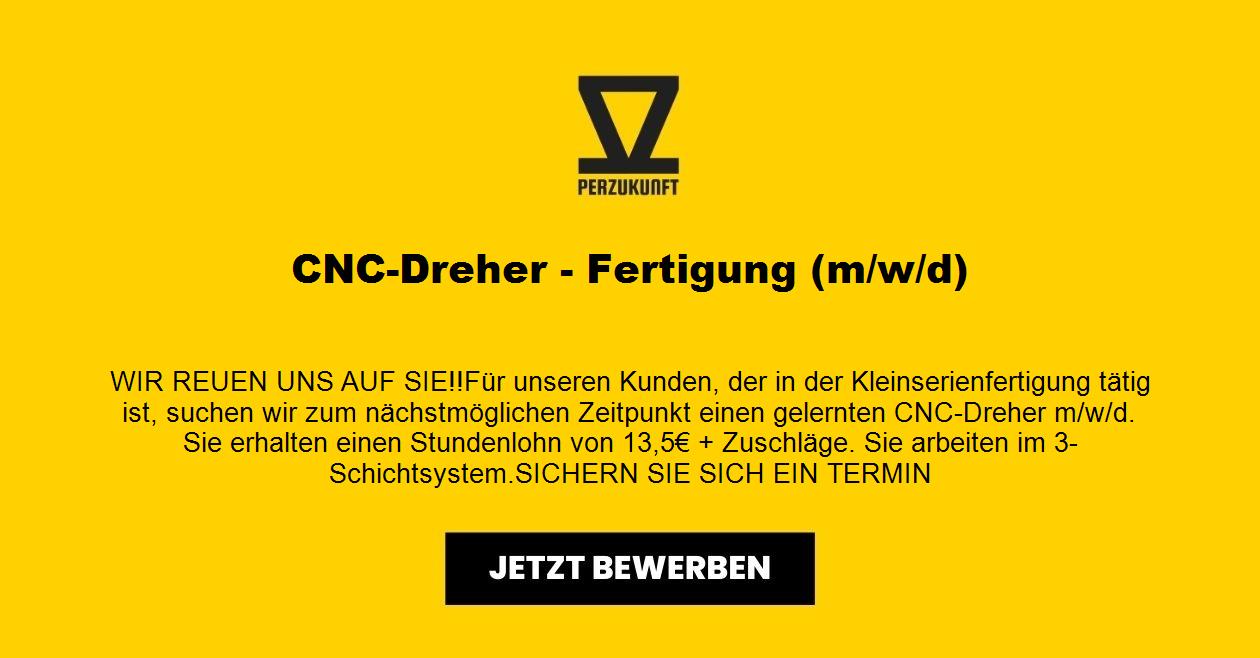 CNC-Dreher - Fertigung (m/w/d)