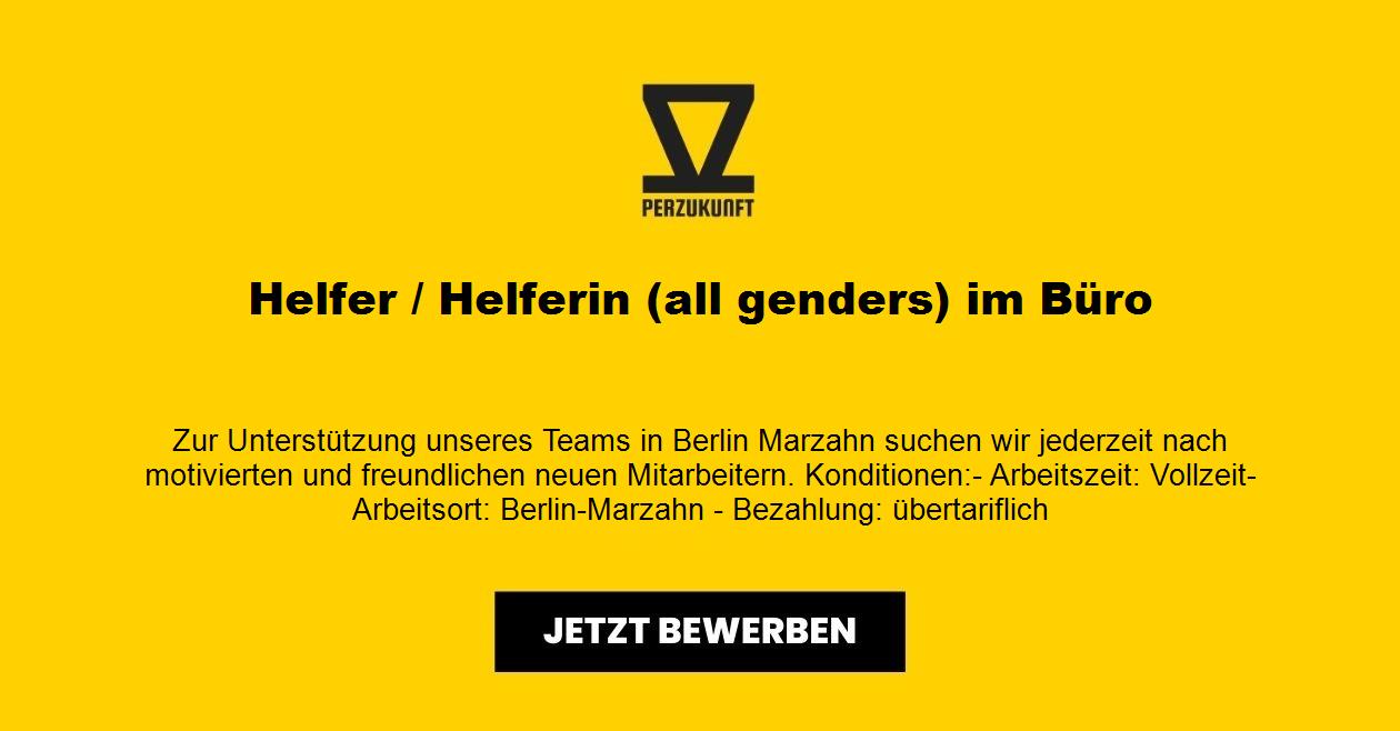 Helfer / Helferin (all genders) im Büro