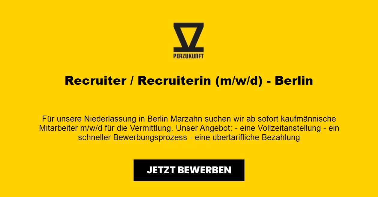 Recruiter / Recruiterin (m/w/d) - Berlin