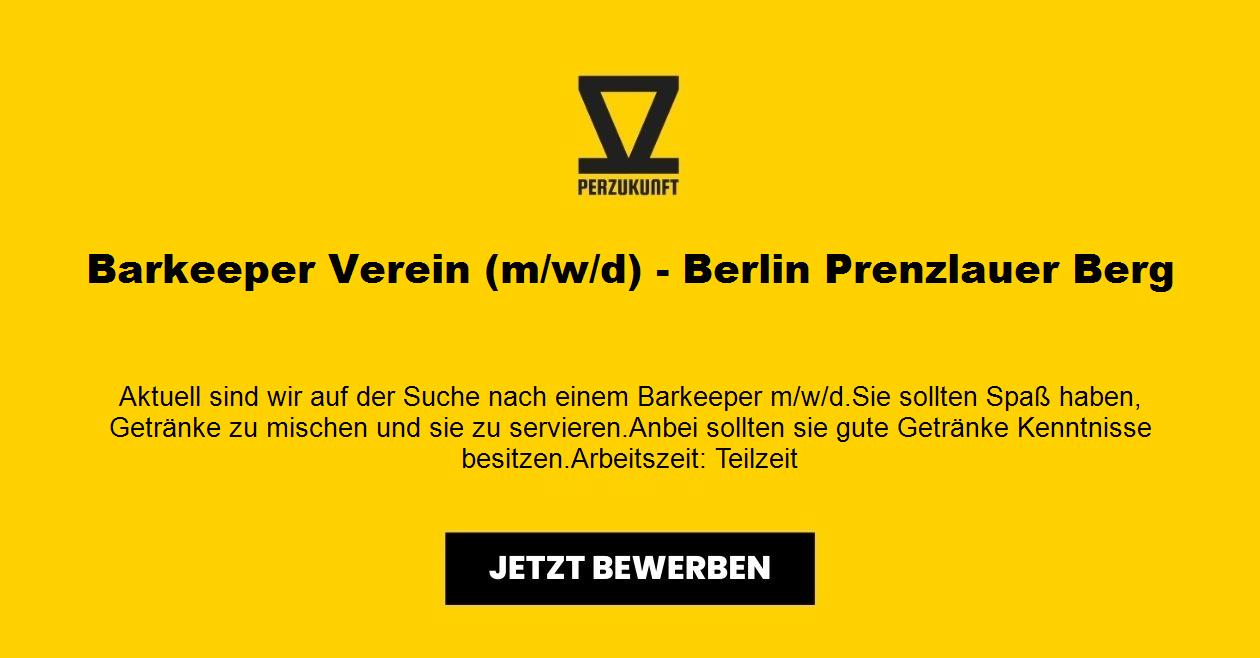 Barkeeper Verein (m/w/d) - Berlin Prenzlauer Berg