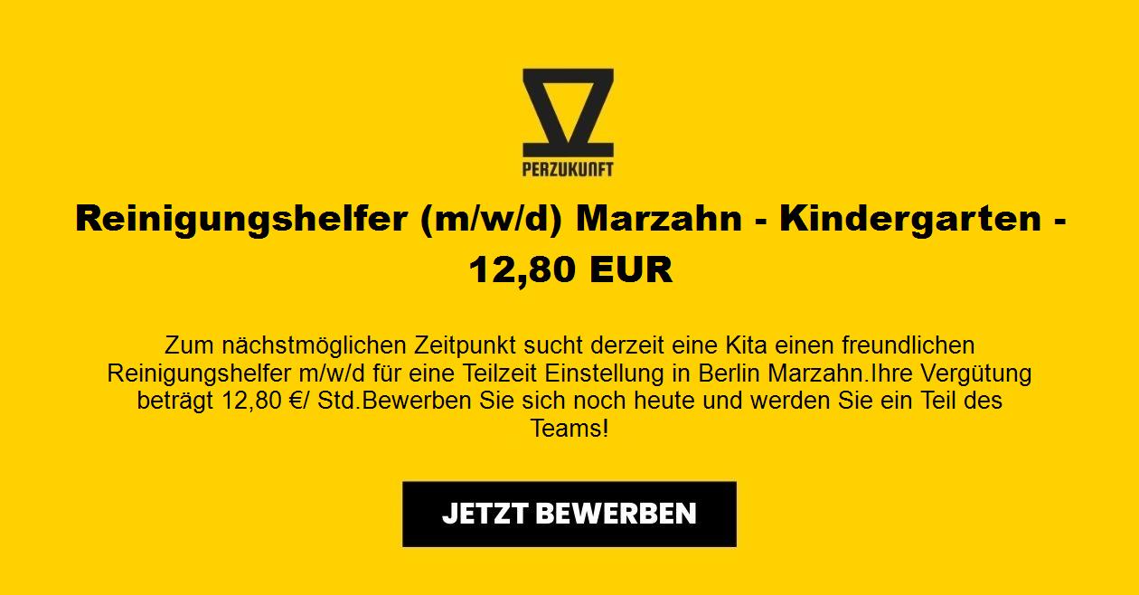 Reinigungshelfer (m/w/d) Marzahn - Kindergarten - 13,69 EUR