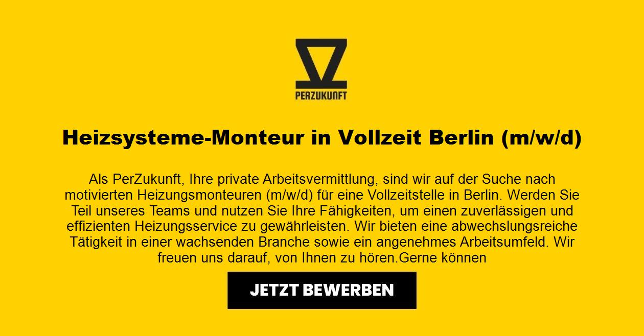 Heizsysteme-Monteur in Vollzeit Berlin (m/w/d)