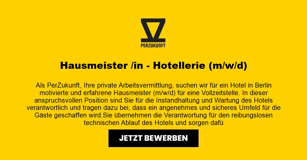 Hausmeister /in - Hotellerie (m/w/d)