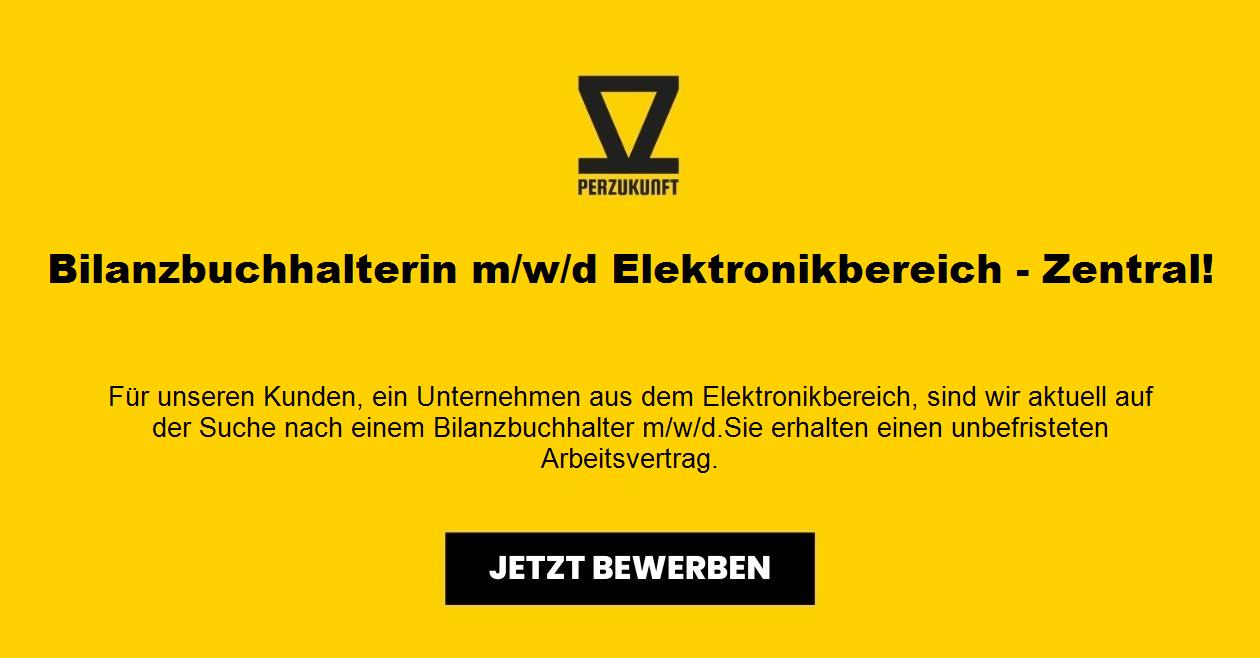Bilanzbuchhalterin m/w/d Elektronikbereich - Zentral!