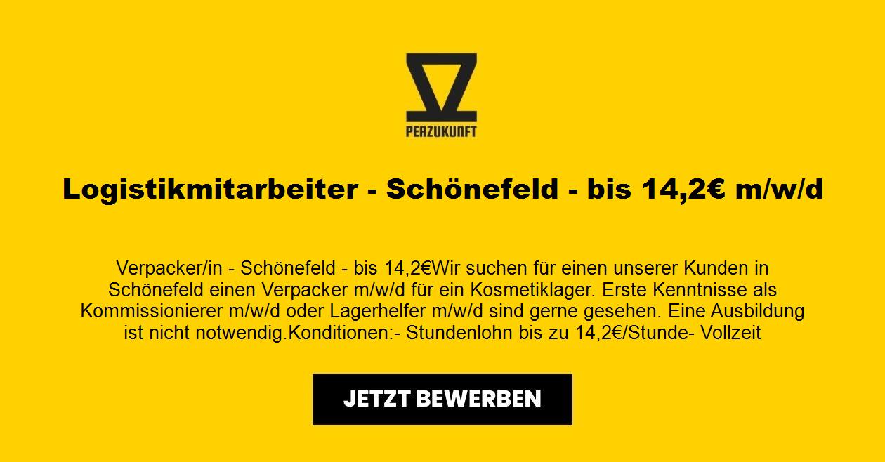 Logistikmitarbeiter - Schönefeld - bis 15,19€ m/w/d