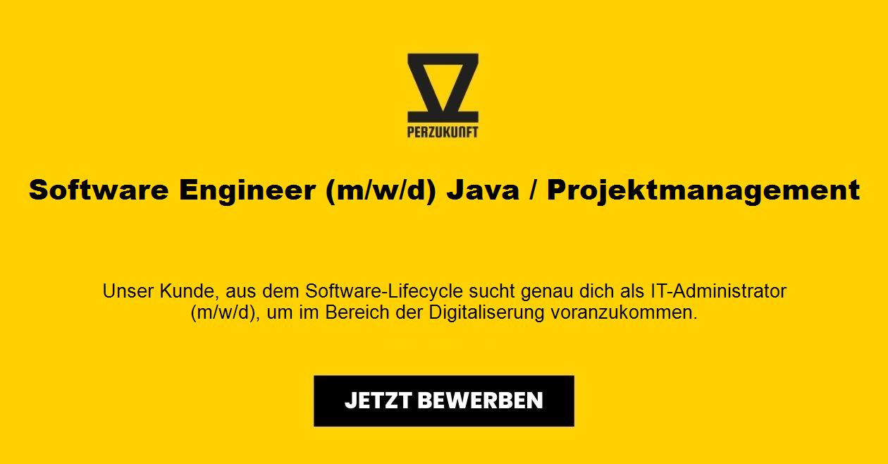 Software Engineer (m/w/d) Java / Projektmanagement