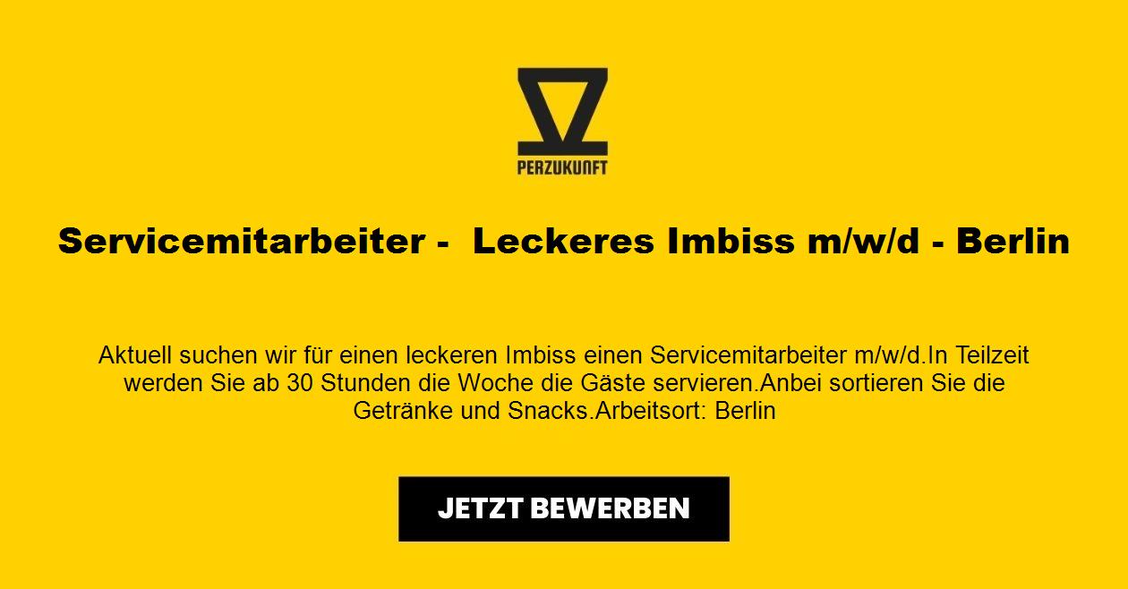 Servicemitarbeiter -  Leckeres Imbiss m/w/d - Berlin